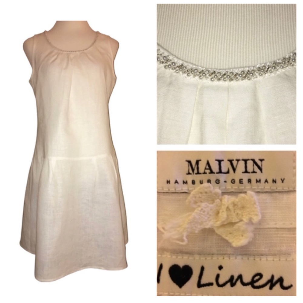 ☀️ Orig. $195 MALVIN I ❤️ LINEN DRESS